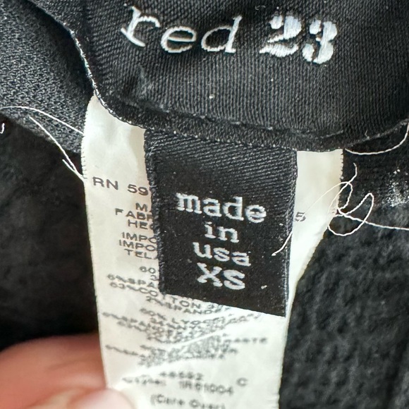 Red 23 snake print black pull on leggings XS - Picture 5 of 6